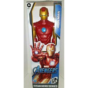 New Marvel Avengers Titan Hero Series Iron Man Action Figure 12" Toy For Kids 4+